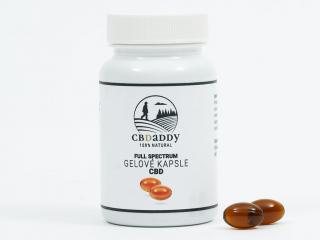 Full Spectrum CBD Gelové Kapsle 25mg - 60 ks