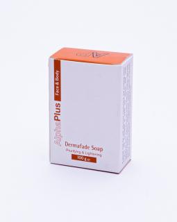 Mýdlo na čištění a zesvětlení (obličej a tělo) 100 g (Alpha Plus (Face  Body) - Derma fade Soap 100 g)