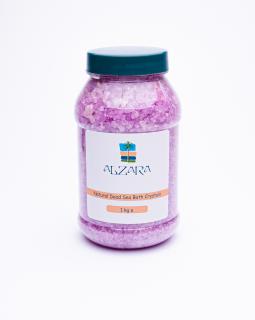 Přírodní krystaly (sůl) z Mrtvého moře - Fialka 1 Kg (Natural Dead Sea Bath Crystals - Violet 1 Kg)