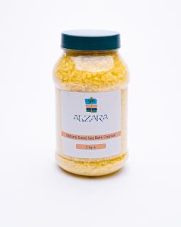 Přírodní krystaly (sůl) z Mrtvého moře - Santalové dřevo 1 Kg (Natural Dead Sea Bath Crystals - Sandalwood 1 Kg)