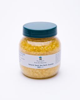 Přírodní krystaly (sůl) z Mrtvého moře - Santalové dřevo 500 g (Natural Dead Sea Bath Crystals - Sandalwood 500 g)