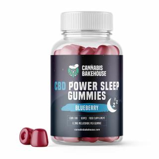 Cannabis Bakehouse Power Sleep 15mg CBD Gumídci (60 gummies)