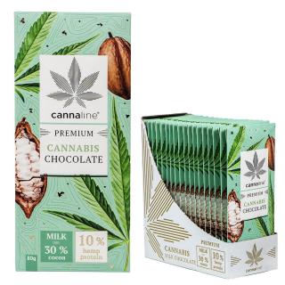 Cannaline Cannabis Mléčná čokoláda bez THC 80g