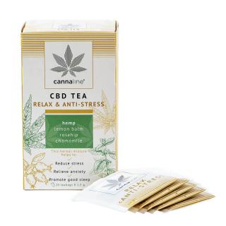 Cannaline CBD Konopný čaj Relax bez THC 30g