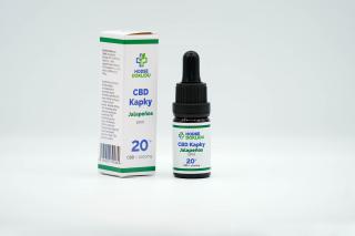 CBD kapky HODSEDOKLIDU 20% Jalapeňos v MCT Oleji Natural (0.0% THC)