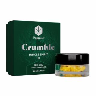 Happease Extracts Jungle Spirit Crumble 90% CBD + další kanabinoidy (1g)