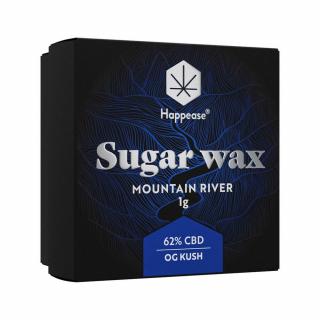 Happease Extracts Mountain River Sugar Wax 62% CBD (1g)