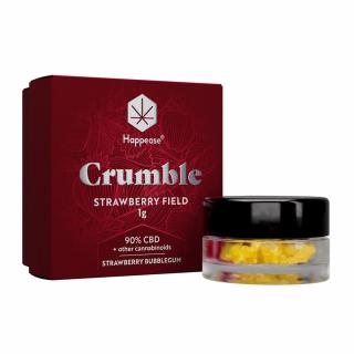 Happease Extracts Strawberry Field Crumble 90% CBD + další kanabinoidy (1g)