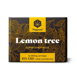 Happease Lemon Tree 85% CBD cartridge (2ks/balení)