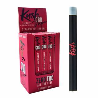 Kush CBD Vape Strawberry Banana 40% CBD jednorázové pero