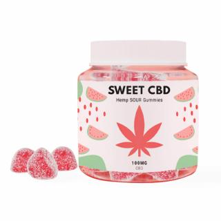 Sweet CBD Kyselé želé 100mg Meloun (60g)