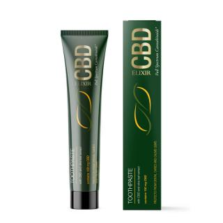 Zubní pasta CBD Elixir 100mg CBD a extrakt z listů olivového oleje (75ml)