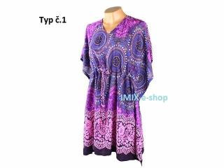 Krátký orientální Kaftan - šaty, VÍCE BAREV - Typ č.01