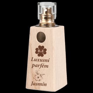 Luxusní parfém v dřevěném flakónu Jasmín - dub 30 ml