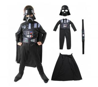 Dětský kostým Star wars Darth Vader s doplňky 122-134 L