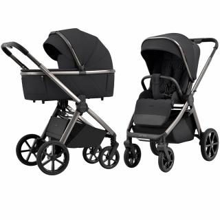 kočárek 2 v 1 CARRELLO Omega  Absolute Black (CRL-6530 Absolute Black)