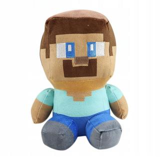 Plyšová hračka Minecraft Steve Pixel 20cm