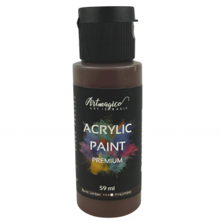 Artmagico - akrylové barvy Premium 59 ml Barvy: Burnt umber