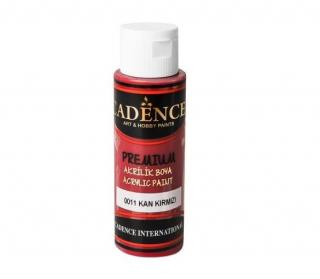 Cadence Akrylová barva Premium 70 ml Cadence: blood red - červená temná A0011