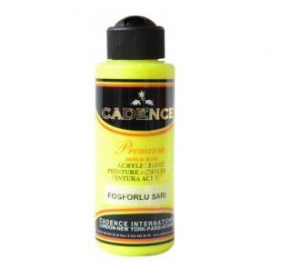 Cadence Akrylová barva Premium 70 ml Cadence: fluorescent yellow - fluorescentní žlutá DA9991