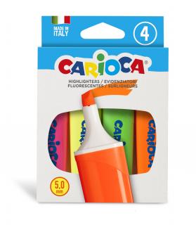 Carioca Memolight sada 4ks zvýrazňovačů