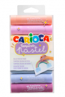 Carioca temperové barvy Pastel 8ks