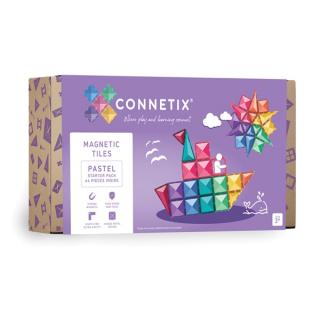 Connetix - Magnetická stavebnice startovací sada - pastelová - 64 dílků