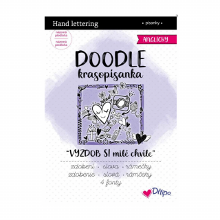 DOODLE Krasopísanka Vyzdob si milé chvíle (anglicky)