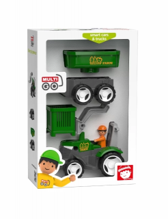 efko - MultiGO Farm set 2+1 - figurka Igráček farmář s traktorem