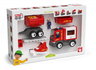 efko - MultiGO Fire set - figurky Igráčků hasičů s auty