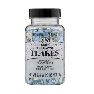 Folkart Terrazzo Flakes Blue-Multi 70g