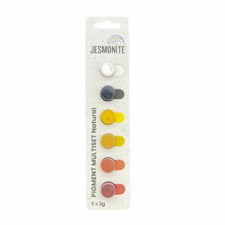 Jesmonite pigment sada barev 6 x 2 g Natural