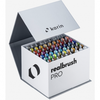 Karin Real brush PRO MEGA BOX 60 barev + 3 blendery