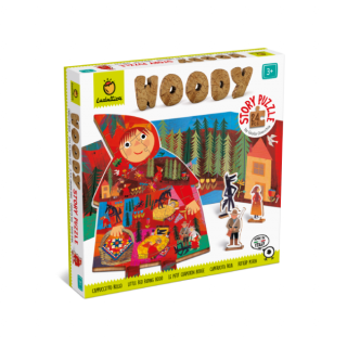 Ludattica - Dřevěné puzzle Červená karkulka - Woody Story