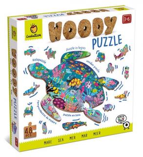 Ludattica - Dřevěné puzzle Moře - Woody