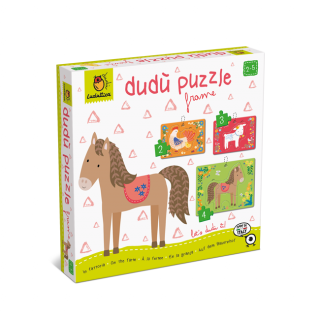 Ludattica - Puzzle pro začátečníky, Zvířátka z farmy - Dudu