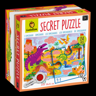 Ludattica - Secret Puzzle s lupou, Dinosauři