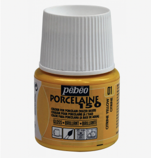 Pebeo Porcelaine 150 (45 ml) Barvy Pebeo: 01 Citronově žlutá