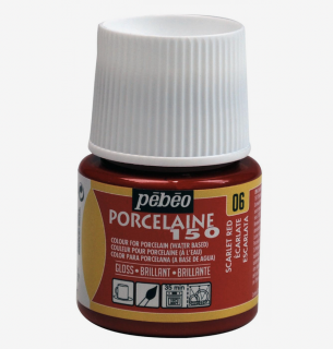 Pebeo Porcelaine 150 (45 ml) Barvy Pebeo: 06 Šarlatově červená