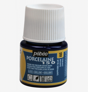 Pebeo Porcelaine 150 (45 ml) Barvy Pebeo: 18 Safírově modrá