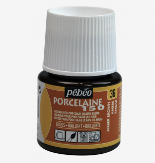 Pebeo Porcelaine 150 (45 ml) Barvy Pebeo: 36 Jantarově hnědá