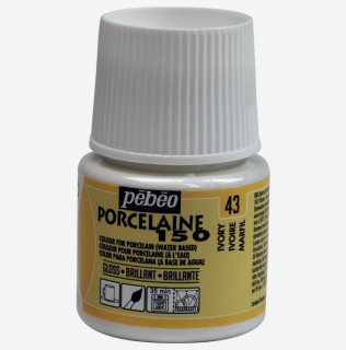 Pebeo Porcelaine 150 (45 ml) Barvy Pebeo: 43 Slonovinová
