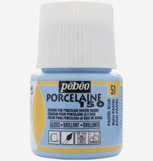 Pebeo Porcelaine 150 (45 ml) Barvy Pebeo: 51 Pastelovvě modrá