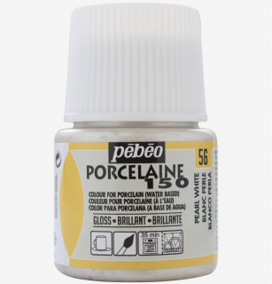 Pebeo Porcelaine 150 (45 ml) Barvy Pebeo: 56 Perleťově bílá