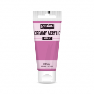 Pentart - akrylové barvy KRÉMOVÉ METALICKÉ 60 ml Barvy Pentart: Light lilac