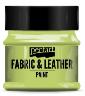 Pentart  - barva na kůži a textil 50ml Barvy Pentart: limetka