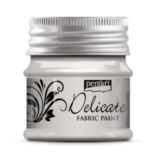 Pentart Delicate - Barva na kůži a textil 50 ml Barvy Pentart: Silver