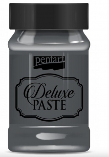 Pentart Deluxe pasta 100 ml Barvy Pentart: antracit