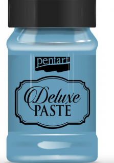 Pentart Deluxe pasta 100 ml Barvy Pentart: Lagoon Blue