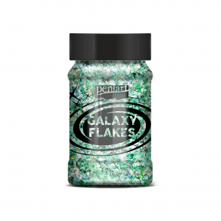 Pentart Galaxy Flakes 15 g Barvy Pentart: Earth green